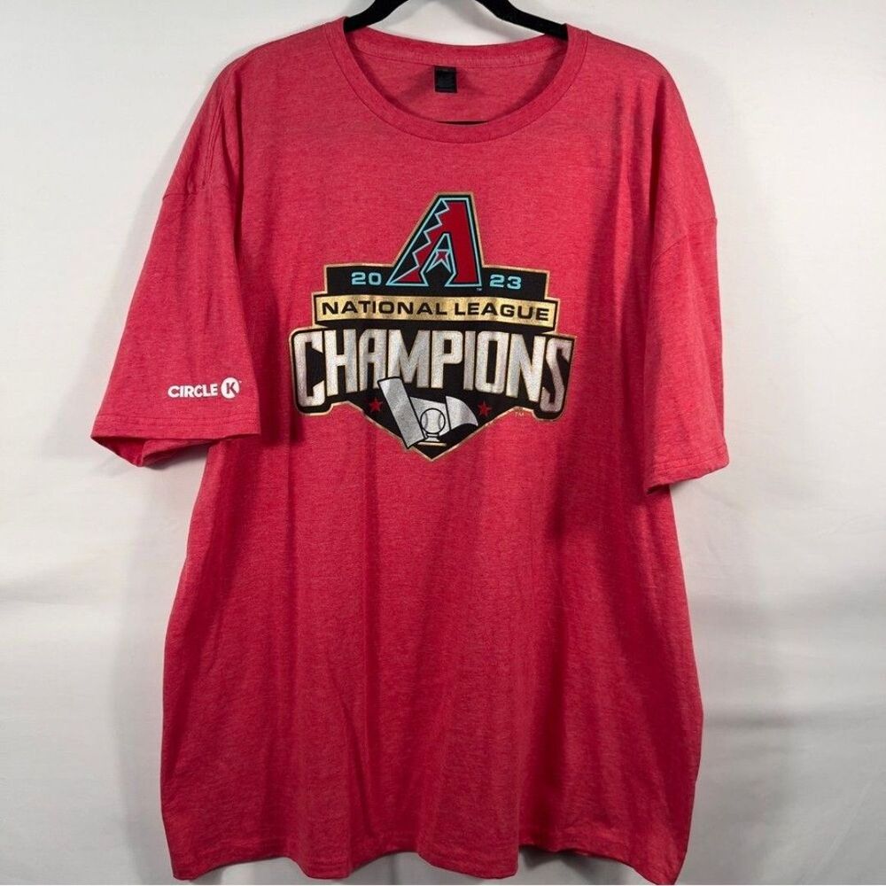 Gildan Salmon Arizona Diamondbacks National League Champions Tee 0725